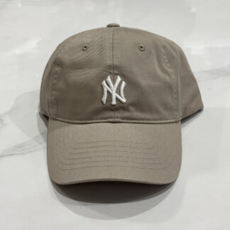 หมวก NY แบรนด์ MLB Korea สีเบจ ป้ายหลุด (6)