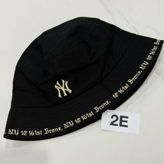 2E หมวก NY แบรนด์ MLB KOREA ทรง Bucket สีดำ ไซส์รอบศีรษะ59ซม. (มีป้าย แต่ไม่มีป้ายสแกน)