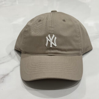 หมวก NY แบรนด์ MLB Korea สีเบจ (2)